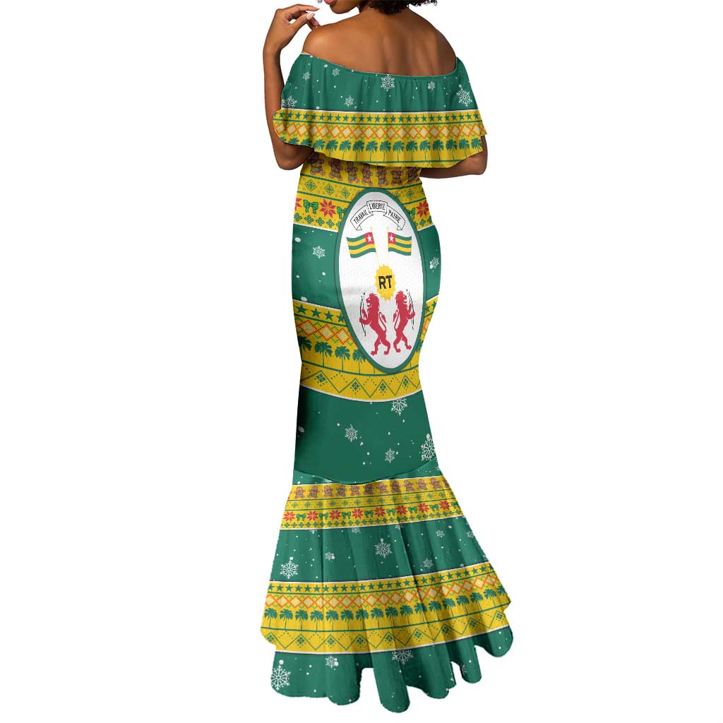 Togo Christmas Mermaid Dress African Santa Lion Drummer Gingerbread - African Pride