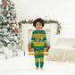 Togo Christmas Pajama Set African Santa Lion Drummer Gingerbread - African Pride