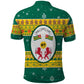 Togo Christmas Polo Shirt African Santa Lion Drummer Gingerbread - African Pride