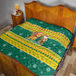 Togo Christmas Quilt African Santa Lion Drummer Gingerbread - African Pride