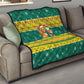 Togo Christmas Quilt African Santa Lion Drummer Gingerbread - African Pride