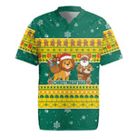 Togo Christmas Rugby Jersey African Santa Lion Drummer Gingerbread - African Pride