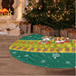 Togo Christmas Tree Skirt African Santa Lion Drummer Gingerbread - African Pride