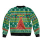 Togo Christmas Bomber Jacket African Santa Poinsettia Flower Tree Gifts - African Pride