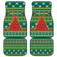 Togo Christmas Car Mats African Santa Poinsettia Flower Tree Gifts - African Pride