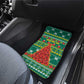 Togo Christmas Car Mats African Santa Poinsettia Flower Tree Gifts - African Pride