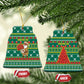 Togo Christmas Ceramic Ornament African Santa Poinsettia Flower Tree Gifts - African Pride