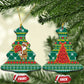 Togo Christmas Ceramic Ornament African Santa Poinsettia Flower Tree Gifts - African Pride