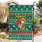 Togo Christmas Garden Flag African Santa Poinsettia Flower Tree Gifts - African Pride