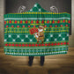Togo Christmas Hooded Blanket African Santa Poinsettia Flower Tree Gifts - African Pride