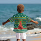 Togo Christmas Kid Hawaiian Shirt African Santa Poinsettia Flower Tree Gifts - African Pride