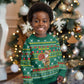 Togo Christmas Kid Ugly Christmas Sweater African Santa Poinsettia Flower Tree Gifts - African Pride