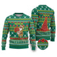 Togo Christmas Ugly Christmas Sweater African Santa Poinsettia Flower Tree Gifts - African Pride