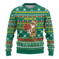 Togo Christmas Ugly Christmas Sweater African Santa Poinsettia Flower Tree Gifts - African Pride