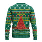 Togo Christmas Ugly Christmas Sweater African Santa Poinsettia Flower Tree Gifts - African Pride