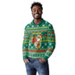 Togo Christmas Long Sleeve Polo Shirt African Santa Poinsettia Flower Tree Gifts - African Pride