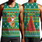 Togo Christmas Men Tank Top African Santa Poinsettia Flower Tree Gifts - African Pride
