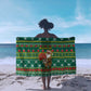 Togo Christmas Sarong African Santa Poinsettia Flower Tree Gifts - African Pride