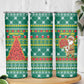 Togo Christmas Skinny Tumbler African Santa Poinsettia Flower Tree Gifts - African Pride