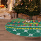 Togo Christmas Tree Skirt African Santa Poinsettia Flower Tree Gifts - African Pride