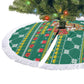 Togo Christmas Tree Skirt African Santa Poinsettia Flower Tree Gifts - African Pride