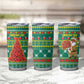 Togo Christmas Tumbler Cup African Santa Poinsettia Flower Tree Gifts - African Pride