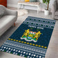 Sierra Leone Christmas Area Rug Ornamental Coat of Arms and Festive Motif - African Pride