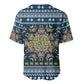 Sierra Leone Christmas Baseball Jersey Ornamental Coat of Arms and Festive Motif - African Pride