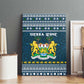 Sierra Leone Christmas Canvas Wall Art Ornamental Coat of Arms and Festive Motif - African Pride