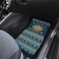 Sierra Leone Christmas Car Mats Ornamental Coat of Arms and Festive Motif - African Pride