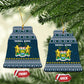 Sierra Leone Christmas Ceramic Ornament Ornamental Coat of Arms and Festive Motif - African Pride