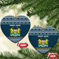 Sierra Leone Christmas Ceramic Ornament Ornamental Coat of Arms and Festive Motif - African Pride
