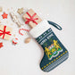 Sierra Leone Christmas Stocking Ornamental Coat of Arms and Festive Motif - African Pride