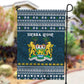 Sierra Leone Christmas Garden Flag Ornamental Coat of Arms and Festive Motif - African Pride