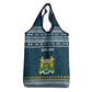 Sierra Leone Christmas Grocery Bag Ornamental Coat of Arms and Festive Motif - African Pride