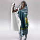 Sierra Leone Christmas Hooded Blanket Ornamental Coat of Arms and Festive Motif - African Pride