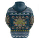 Sierra Leone Christmas Hoodie Ornamental Coat of Arms and Festive Motif - African Pride