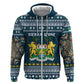 Sierra Leone Christmas Hoodie Ornamental Coat of Arms and Festive Motif - African Pride