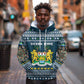 Sierra Leone Christmas Hoodie Ornamental Coat of Arms and Festive Motif - African Pride