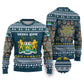 Sierra Leone Christmas Ugly Christmas Sweater Ornamental Coat of Arms and Festive Motif - African Pride