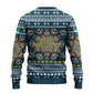 Sierra Leone Christmas Ugly Christmas Sweater Ornamental Coat of Arms and Festive Motif - African Pride