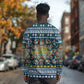 Sierra Leone Christmas Long Sleeve Shirt Ornamental Coat of Arms and Festive Motif - African Pride