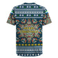 Sierra Leone Christmas Rugby Jersey Ornamental Coat of Arms and Festive Motif - African Pride