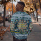 Sierra Leone Christmas Sweatshirt Ornamental Coat of Arms and Festive Motif - African Pride