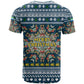 Sierra Leone Christmas T shirt Ornamental Coat of Arms and Festive Motif - African Pride