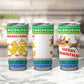 Sierra Leone Christmas Tumbler Cup Festive Pattern Golden Lion Emblem and Santa Sleigh - African Pride