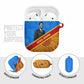 Patrice Lumumba AirPods Case with Congolese Flag Colors and African History Quote - African Pride