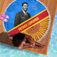 Patrice Lumumba Beach Blanket with Congolese Flag Colors and African History Quote - African Pride