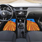 Patrice Lumumba Car Mats with Congolese Flag Colors and African History Quote - African Pride