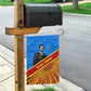 Patrice Lumumba Garden Flag with Congolese Flag Colors and African History Quote - African Pride